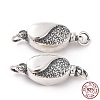 925 Sterling Silver Box Clasps STER-D035-18AS-1