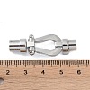 Ion Plating(IP) 304 Stainless Steel Magnetic Clasps with Glue-in Ends STAS-K282-02P-3