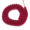 Lab Grown Red Corundum Beads Strands G-G106-N01-03-2