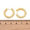 Brass Huggie Hoop Earrings EJEW-L231-31G-2