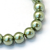 Baking Painted Glass Pearl Bead Strands X-HY-Q003-3mm-49-2