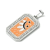 304 Stainless Steel Pendants STAS-C101-08P-01-2
