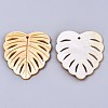 Natural Yellow Shell Pendants SSHEL-N032-13-2