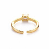Brass Enamel Cuff Rings RJEW-T016-26J-NF-2