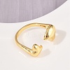 Brass Cuff Rings for Women LS-RJEW-L132-07G-2