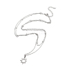 Stainless Steel Pendants Necklaces LS-NJEW-U003-01H-P-2