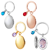 3Pcs Stainless Steel Locket Pendants KEYC-NB00032-1