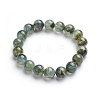 Natural Prehnite Stretch Bracelets X-BJEW-E373-10mm-11-1