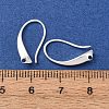 Brass Earring Hooks LS-KK-G604-03S-3