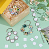 4Pcs Alloy Heat Transfer Blank Link Bracelet Making FIND-PH0024-43-5
