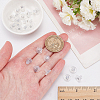 50Pcs Brass Ear Nuts KK-WR0001-78P-3