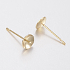 304 Stainless Steel Stud Earring Findings STAS-H436-25-3mm-2