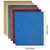 6 Sheets 6 Colors Rectangle HTV Transfer Vinyl Sheets DIY-SZ0003-63-2