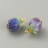Opaque Acrylic Charms LS-MACR-WH0007-80E-2