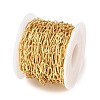 Brass Paperclip Chains KK-CBAC547-20G-3