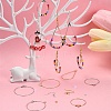 DIY Brass Geometric Hoop Earring Making Kit DIY-YW0008-60-6
