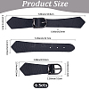 6 Sets PU Leather Toggle Buckles FIND-CL0002-15A-2