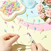 100Pcs Acrylic & Glass Pendants PALLOY-CJ00180-5