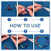 24Pcs 6 Styles Brass Fold Over Clasps FIND-PH0021-50-4
