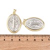 Brass Religion Pendants KK-K408-04G-06-3