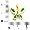 Brass Pave Cubic Zirconia Pendants KK-Q794-01A-G-3