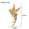 Phenix Zinc Alloy Rhinestone Brooches PW-WG0C58E-01-2