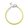 Polyester Cord Braided Bracelet Makings MAK-Z003-01P-32-1