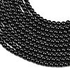 Natural Black Spinel Round Bead Strands X-G-A130-2mm-32A-4