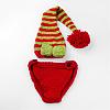 Crochet Baby Beanie Costume AJEW-R030-63-1