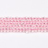 Transparent Glass Beads Strands GLAA-H021-03-08-2