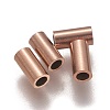 Ion Plating(IP) 304 Stainless Steel Tube Beads LS-STAS-L216-23E-RG-1