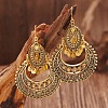 Teardrop Bohemian Style Alloy Rhinestone Dangle Earrings FS-WG4F242-02-2