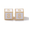 Rack Plating Brass Enamel Beads KK-B060-04G-04S-2