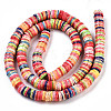 Handmade Polymer Clay Beads Strand CLAY-T018-04D-2