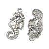 304 Stainless Steel Pendant Cabochon Settings STAS-P446-02P-2
