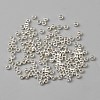 Rondelle Brass Crimp Beads KK-WH0365-001D-S-1