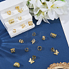 180Pcs 6 Styles Iron & Alloy Dreadlocks Beads Hair Decoration FIND-SC0020-47-4