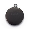 304 Stainless Steel Pendant Cabochon Settings STAS-L211-03C-B-2