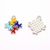 Zinc Alloy Enamel Pendants PALLOY-TAC0022-06-1