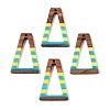Epoxy Resin & Walnut Wood Pendants RESI-N039-121J-1