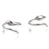 Non-Tarnish 304 Stainless Steel Snake Cuff Ring RJEW-N038-113P-2