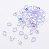 Transparent Resin Rhinestone Cabochons MRMJ-T047-09D-2