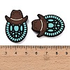 West Cowboy Theme Food Grade Eco-Friendly Silicone Beads SIL-T058-04C-3
