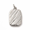 Non-Tarnish 304 Stainless Steel Pendants STAS-A076-16P-2