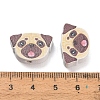Printed Wood Beads WOOD-D289-01H-3