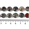 Natural Afican Bloodstone Beads Strands G-C116-A32-01-5