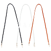 SUPERFINDINGS 3Pcs 3 Colors PU Imitation Leather Fine Bag Straps FIND-FH0005-14-1
