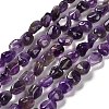 Natural Amethyst Beads Strands X-G-P497-01E-45-1