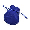 Velvet Bags Drawstring Jewelry Pouches TP-O002-A-M-2