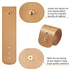 Crafans 4Pcs 4 Color Adjustable Imitation Leather Napkin Rings AJEW-CF0001-11-4
